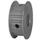 B&B Manufacturing 20XL037-3FA6, Timing Pulley, Aluminum, Clear Anodized,  20XL037-3FA6 - alternate 2